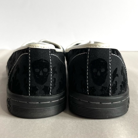 Dr. Martens Women’s Black & White Skull Shoes - Picture 6 of 11